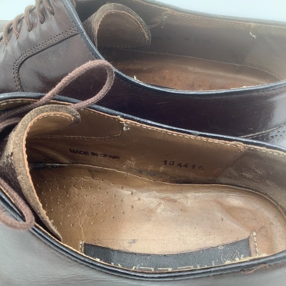 Mezlan Mens Leather Brogue Cap Toe Oxfords Shoe Orbison Espresso‎ Brown S… - Picture 14 of 16